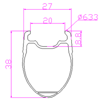 tubeless carbon rim