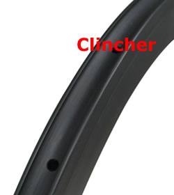 58mm clincher rim